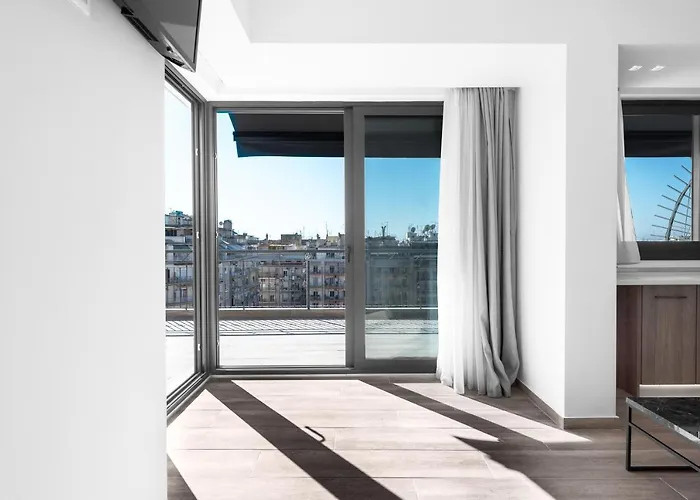 דירה Penthouse Level 8, Nilie Hospitality Mgmt סלוניקי